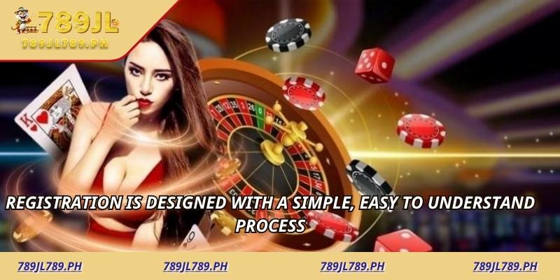 Registration is designed with a simple, easy to understand process
