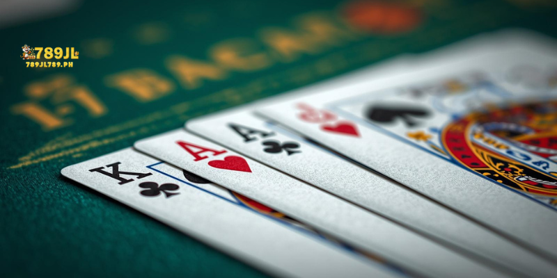 Baccarat Cards Close-Up