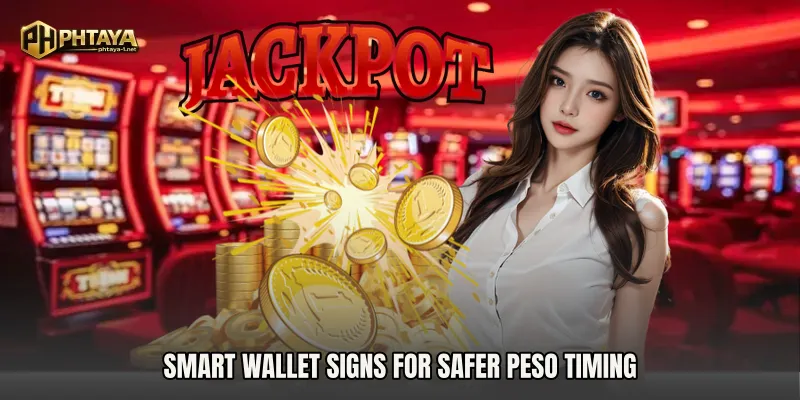 Smart wallet signs for safer peso timing